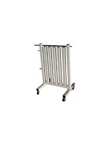 SOFTEE Soporte Pesas Vinilo Con Ruedas