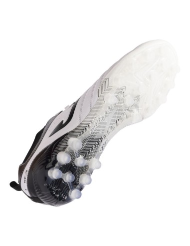 BOTAS DE FÚTBOL NUMERO-10 2402 BLANCO NEGRO CÉSPED ARTIFICIAL
