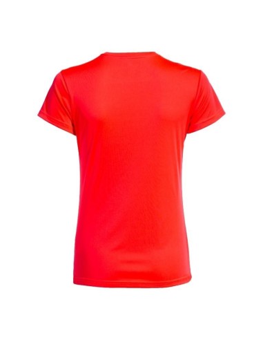 CAMISETA MANGA CORTA MUJER COMBI CORAL FLÚOR