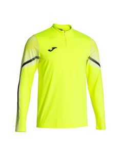 SUDADERA ELITE XI AMARILLO FLUOR NEGRO