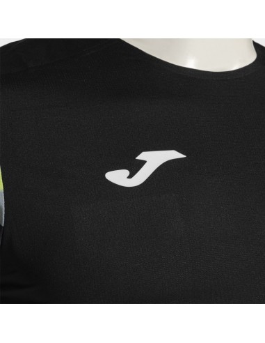 CAMISETA MANGA CORTA ELITE XI NEGRO AMARILLO FLUOR