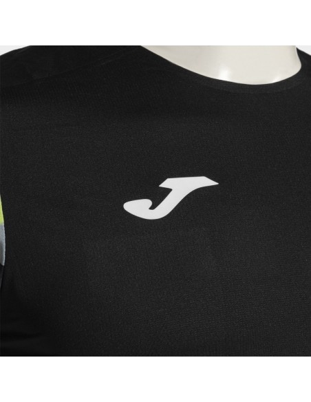 CAMISETA MANGA CORTA ELITE XI NEGRO AMARILLO FLUOR