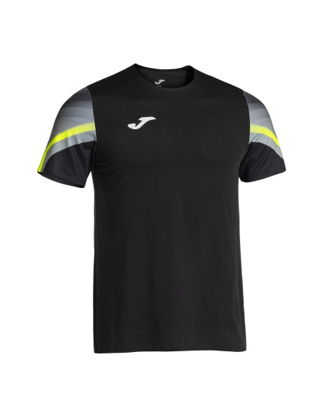 CAMISETA MANGA CORTA ELITE XI NEGRO AMARILLO FLUOR