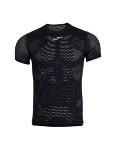 CAMISETA JOMA MANGA CORTA HOMBRE MARATHON II NEGRO