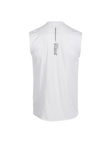 CAMISETA JOMA  SIN MANGAS HOMBRE TRAIL HELIUM BLANCO