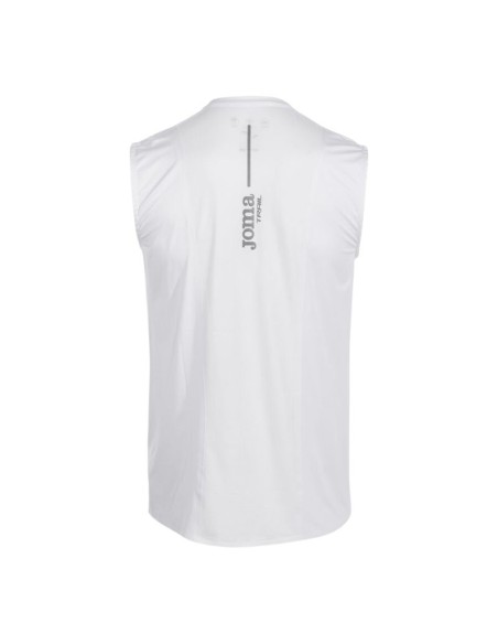 CAMISETA JOMA  SIN MANGAS HOMBRE TRAIL HELIUM BLANCO